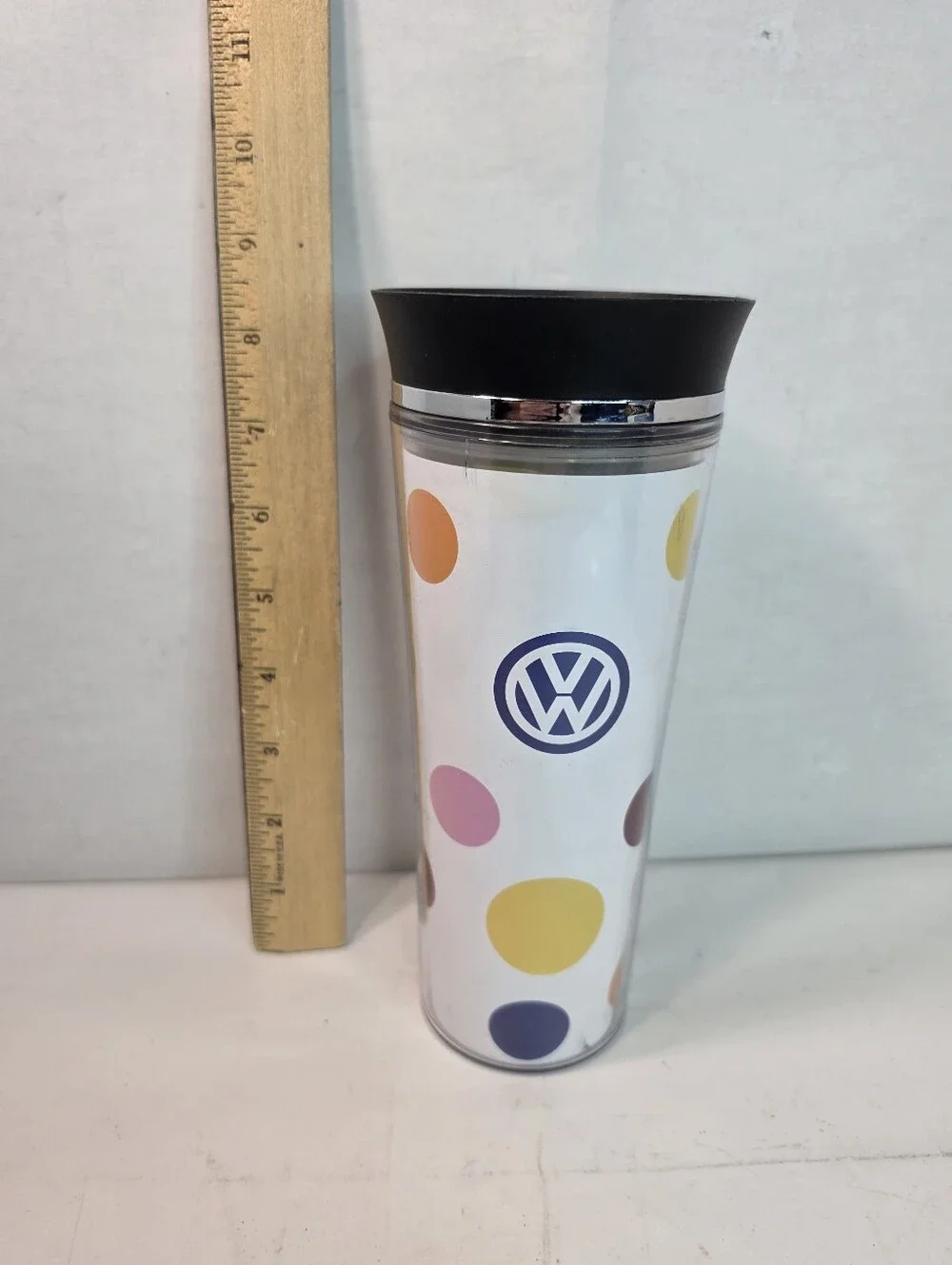 Volkswagen Gear VW Gordon Sinclair Polka Dot Travel Mug Tumbler